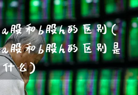 a股和b股h的区别(a股和b股h的区别是什么)_https://www.xzdzcjn.com_北交所_第1张