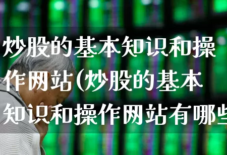 炒股的基本知识和操作网站(炒股的基本知识和操作网站有哪些)_https://www.xzdzcjn.com_科创板_第1张