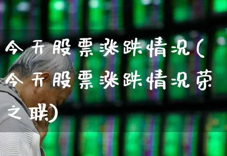 今天股票涨跌情况(今天股票涨跌情况荣之联)_https://www.xzdzcjn.com_深交所_第1张
