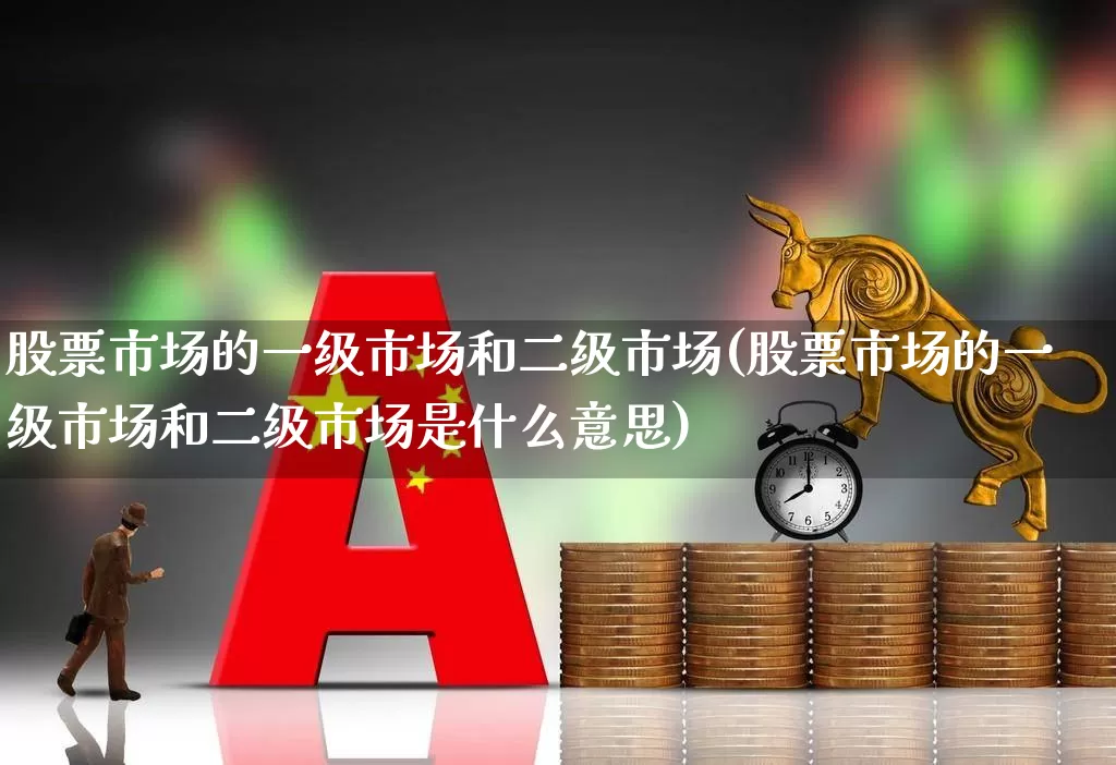 股票市场的一级市场和二级市场(股票市场的一级市场和二级市场是什么意思)_https://www.xzdzcjn.com_上交所_第1张