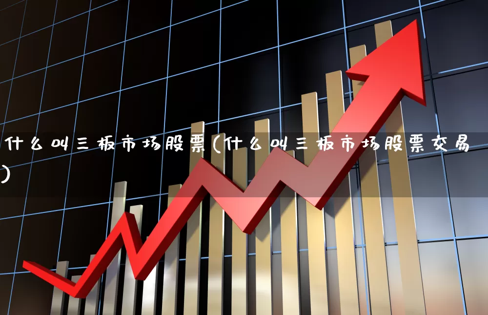 什么叫三板市场股票(什么叫三板市场股票交易)_https://www.xzdzcjn.com_科创板_第1张