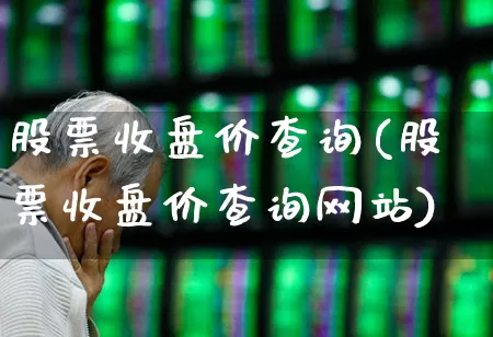 股票收盘价查询(股票收盘价查询网站)_https://www.xzdzcjn.com_深交所_第1张