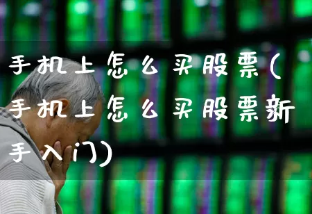 手机上怎么买股票(手机上怎么买股票新手入门)_https://www.xzdzcjn.com_上交所_第1张
