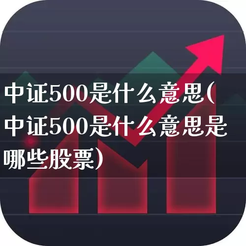 中证500是什么意思(中证500是什么意思是哪些股票)_https://www.xzdzcjn.com_深交所_第1张