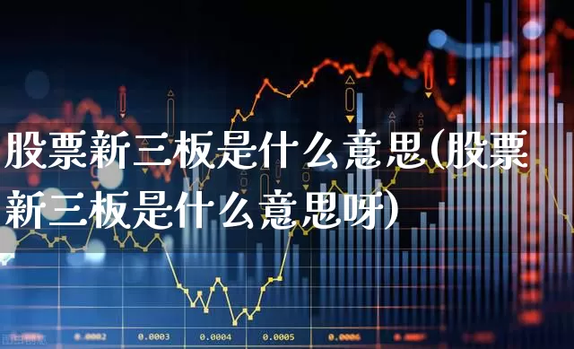 股票新三板是什么意思(股票新三板是什么意思呀)_https://www.xzdzcjn.com_北交所_第1张