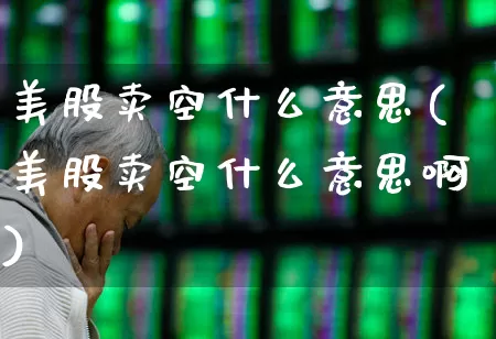美股卖空什么意思(美股卖空什么意思啊)_https://www.xzdzcjn.com_创业板_第1张