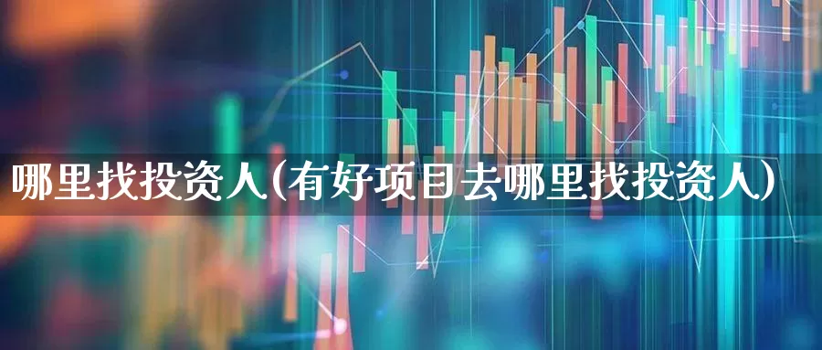 哪里找投资人(有好项目去哪里找投资人)_https://www.xzdzcjn.com_科创板_第1张