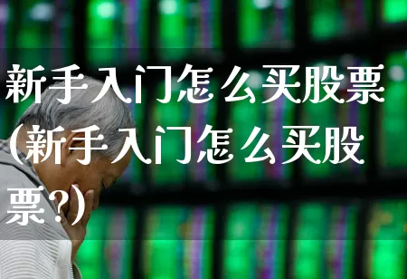 新手入门怎么买股票(新手入门怎么买股票?)_https://www.xzdzcjn.com_北交所_第1张