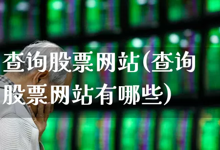查询股票网站(查询股票网站有哪些)_https://www.xzdzcjn.com_深交所_第1张