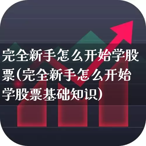 完全新手怎么开始学股票(完全新手怎么开始学股票基础知识)_https://www.xzdzcjn.com_上交所_第1张